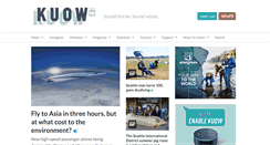 Desktop Screenshot of kuow.org